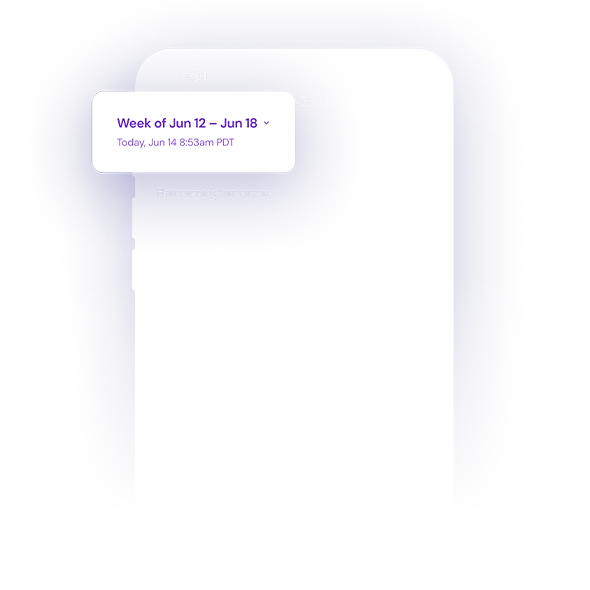 Date notification on a phone